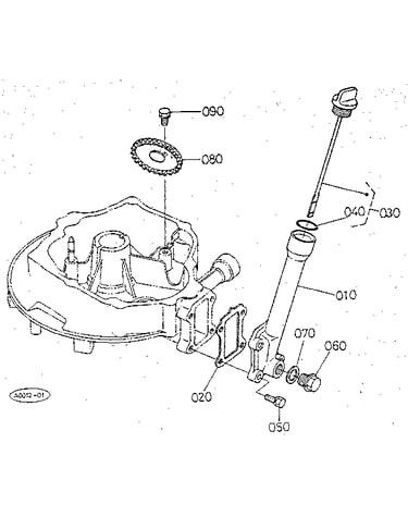 Oil filler pipe