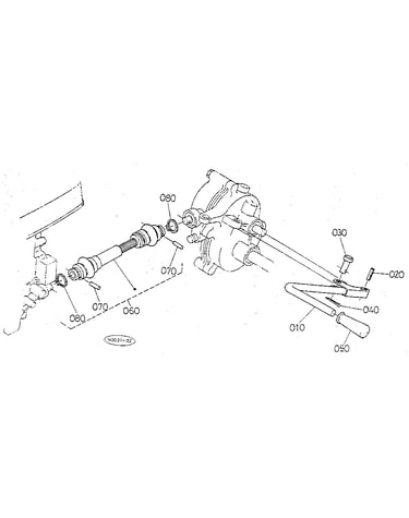 Change lever - joint