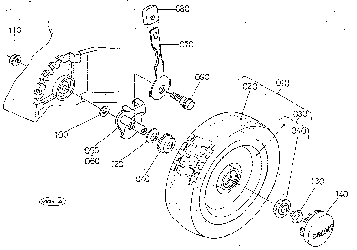 Front wheel (8 x 2.0)