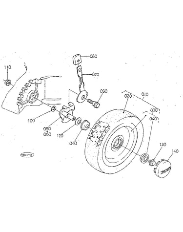 Front wheel (8 x 2.0)