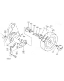 Rear wheel (8 x 2.0)