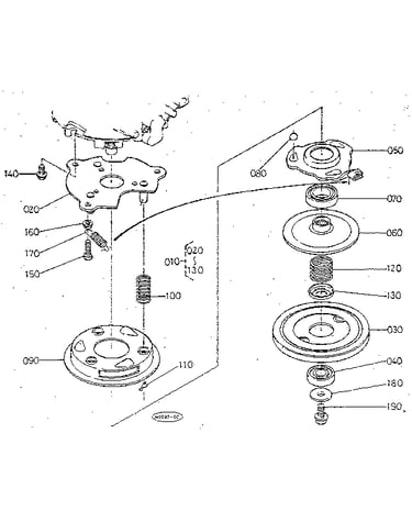 Blade brake clutch