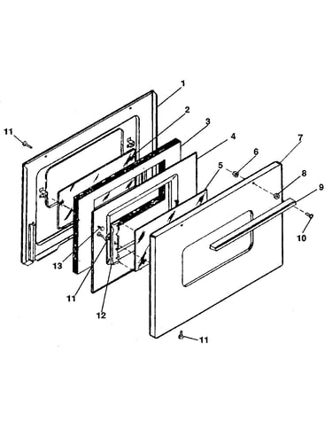 Oven door