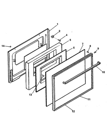 Oven door