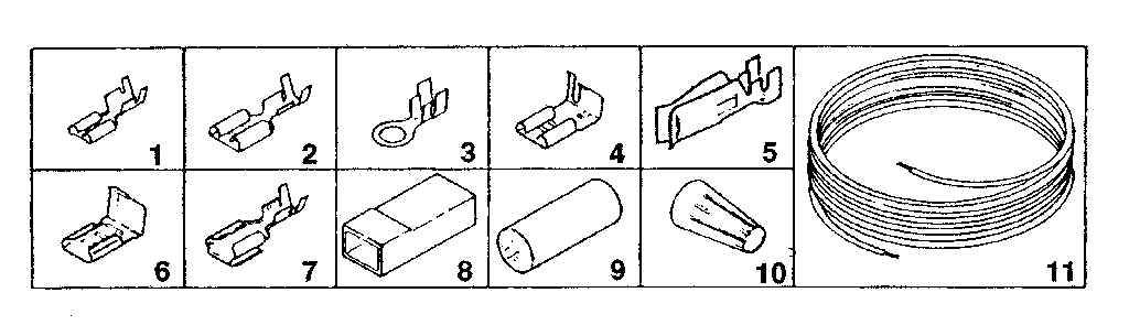 Wiring and wiring terminals