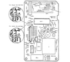 Kenmore 5658921380 power and control circuit board diagram