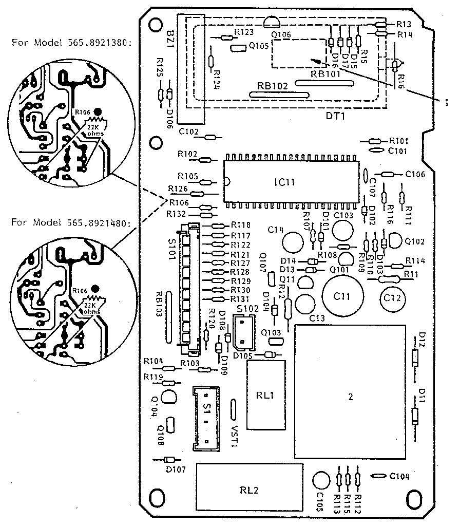 Power and control circuit board