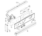 Kenmore 62921336 control panel lower oven diagram