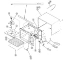 Craftsman 489540 body/liner/trim upper oven diagram