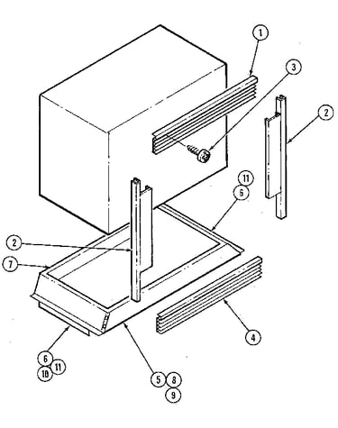 Body/liner/trim upper & lower oven