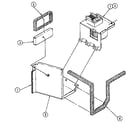 Craftsman 489540 blower/cooling fan upper oven diagram