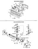 Escutcheon and motor/pump