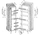 GE TFX19LLB doors diagram