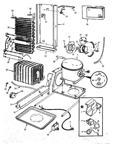 Refrigerator/unit compartment & system
