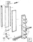 Refrigerator/freezer door