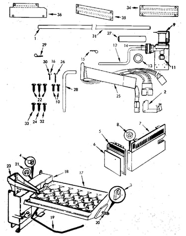 Refrigerator/ice maker kits