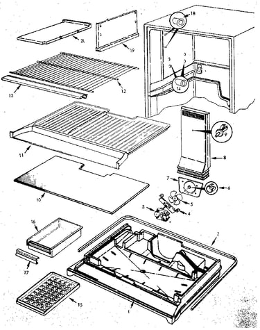 Refrigerator freezer compartment