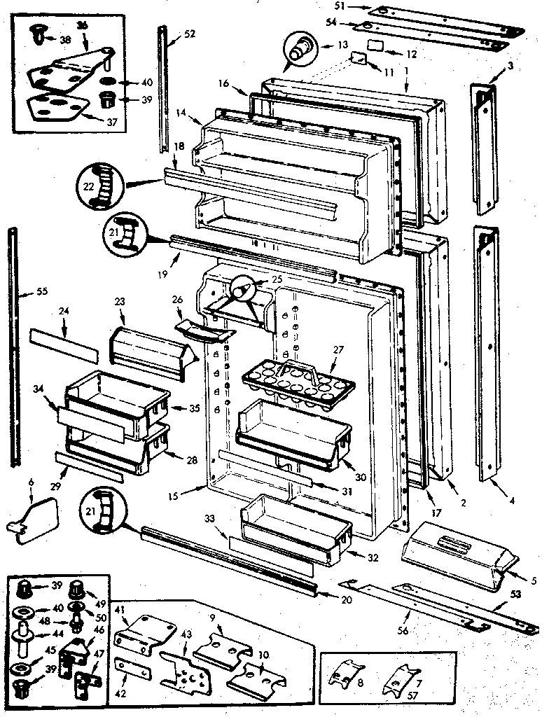 Refrigerator doors