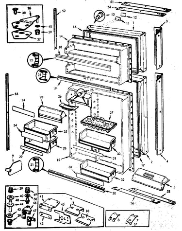 Refrigerator doors