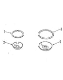 Optional porcelain pan and chrome ring kit no. 8068400