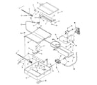 Kenmore 9113658813 broiler and oven burner section diagram