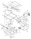 Broiler and oven burner section