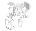 Kenmore 6128993980 refrigerator/cabinet diagram
