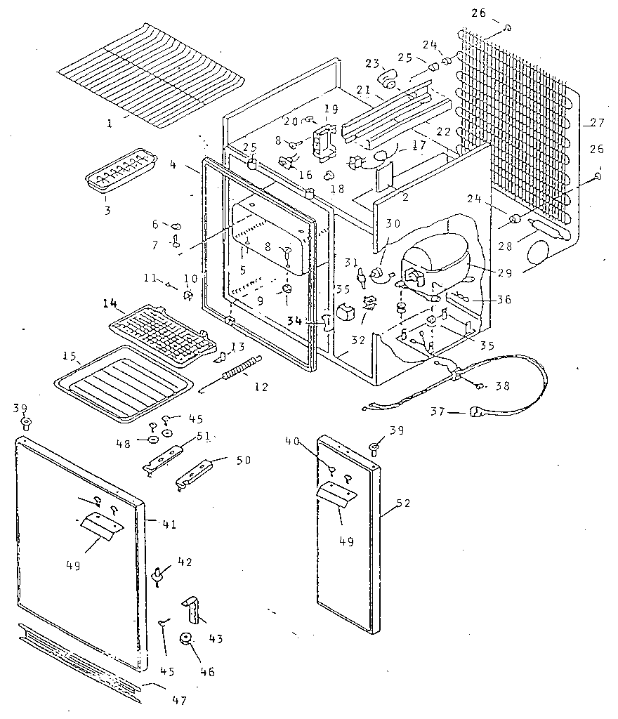 Refrigerator/cabinet