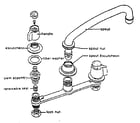 Kenmore 6128993020 faucet assembly 1207183 diagram
