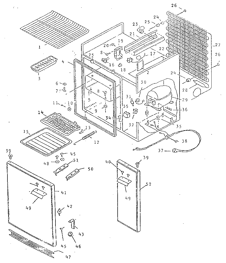 Refrigerator/cabinet