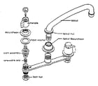 Kenmore 6128996080 faucet assembly diagram