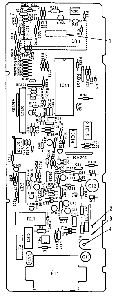 POWER AND CONTROL CIRCUIT BOARD