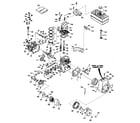 Tecumseh HM80-155303L replacement parts diagram