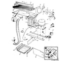 Jenn-Air JRT173B/M7C52A refrigerator/unit compartment & system diagram