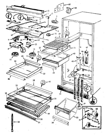Refrigerator/fresh food compartment