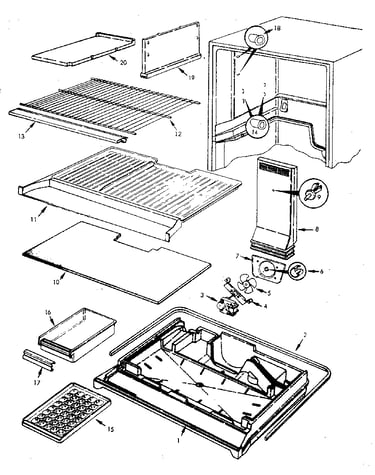 Refrigerator/freezer compartment