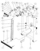 Refrigerator/freezer controls and cabinet