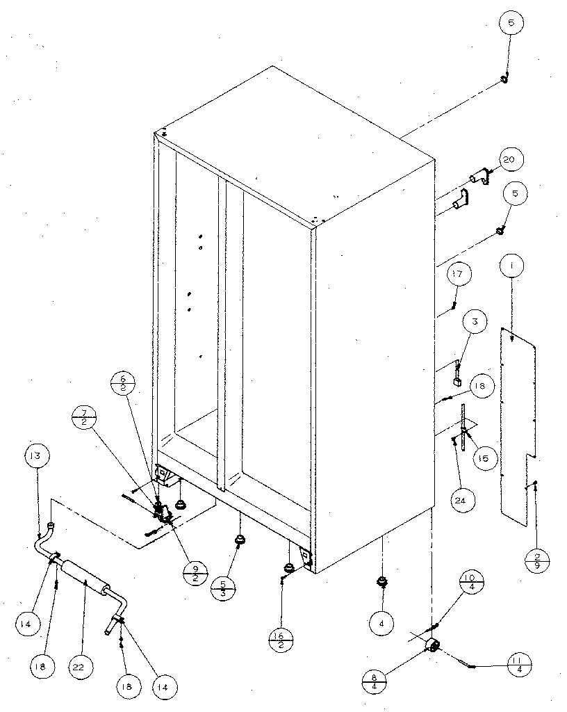 Rollers and back unit