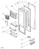 Refrigerator door
