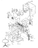 Cabinet, unit chassis and oven