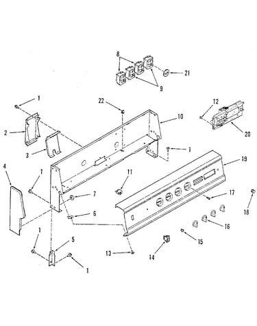 Backguard section