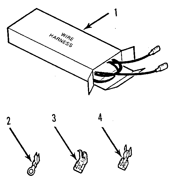 WIRE HARNESS AND COMPONENTS