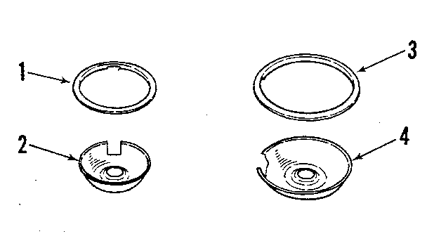 OPTIONAL PORCELAIN PAN AND CHROME RING KIT NO. 8068410