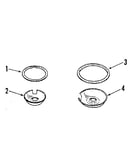 Optional porcelain pan and chrome ring kit no. 8068410