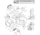 Craftsman 247370801 mower deck diagram