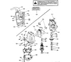 Craftsman 247370801 motor & switch assembly diagram