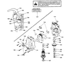 Craftsman 247370600 motor & switch assembly diagram