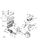 Air cleaner - muffler - carburetor