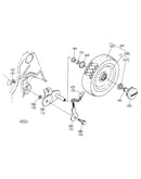 Rear wheel (8x2.0)