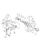 Rear wheel (8x2.0)